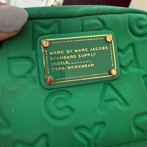Marc by Marc Jacobs Embossed Green Pouch
